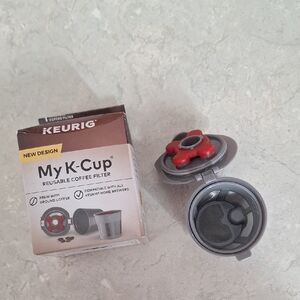 Keurig Reusable My K-Cup Filter in Gray with Red Dial